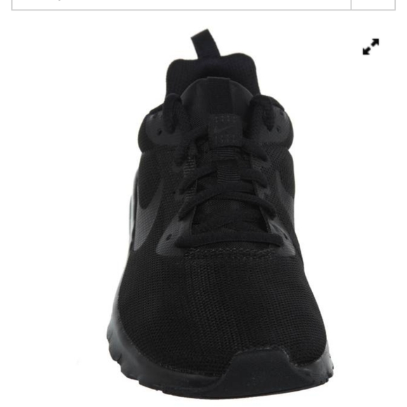 Nike air all black size 7 for y but fits women's 7 - Picture 2 of 6